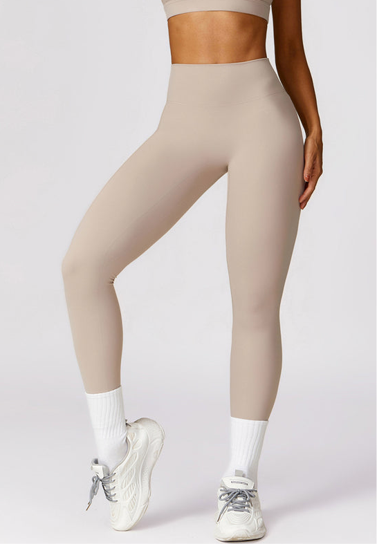 Ultimate Sculpted Comfort High-Rise Seamless Leggings Stone